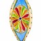 Huras Family 7.0 Inch Canterbury Drop 2025 Christmas Tree Ornament , Christmas Decor Merry & Bright Shallow Indent Reflector Drop